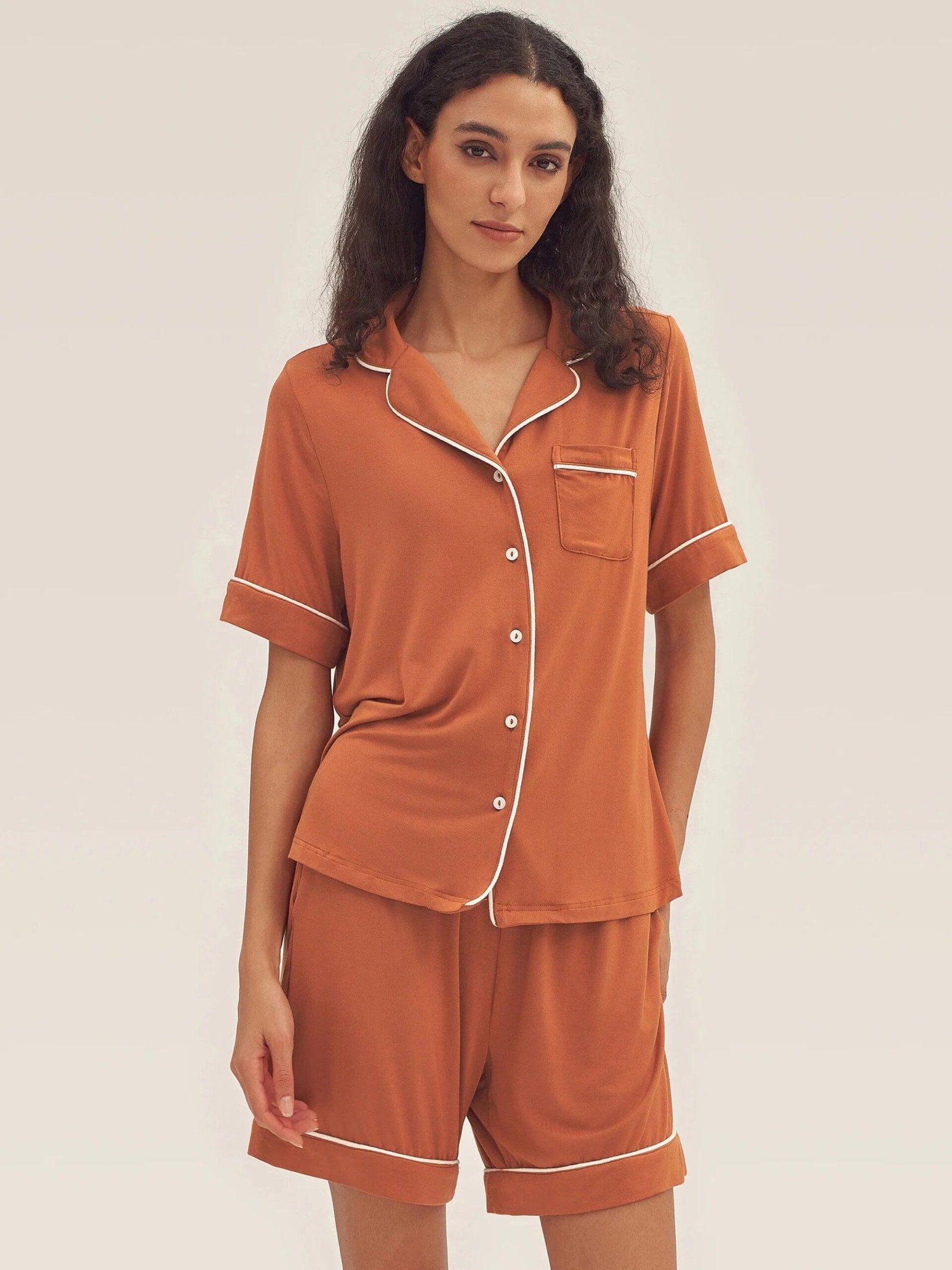 Short Sleeve Bamboo Pajama Set ODESSA