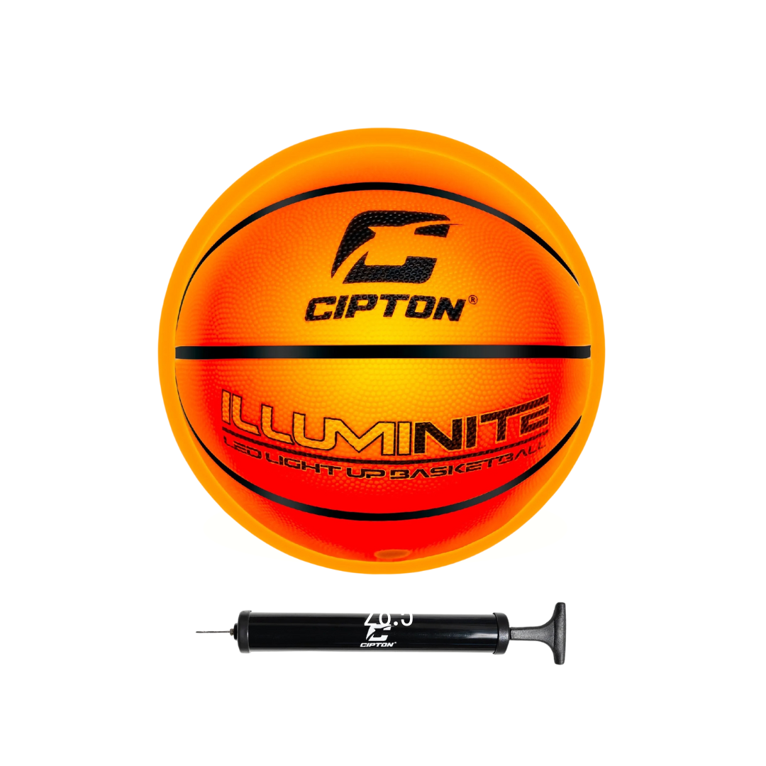 CIPTON LED Premium Rubber Basketball (3 sizes)