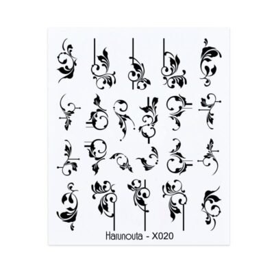 Water Decals Nail Sticker X020