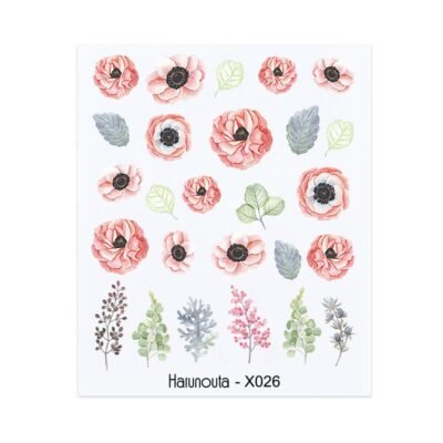 Water Decals Nail Sticker X026