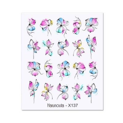 Water Decals Nail Sticker X137