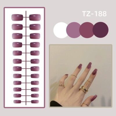 24pcs Press on Nails TZ-188