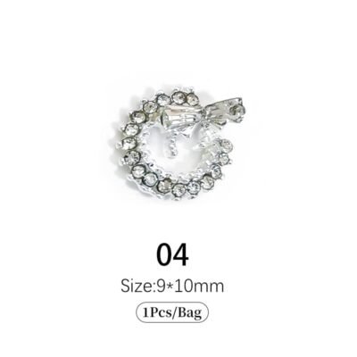 Alloy Rhinestones Nail Decoration #04 Heart