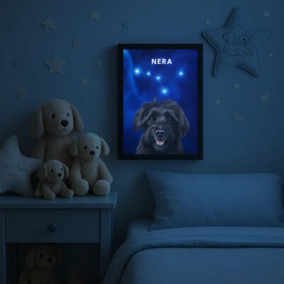 Constellation Pet Portrait LED Night Light