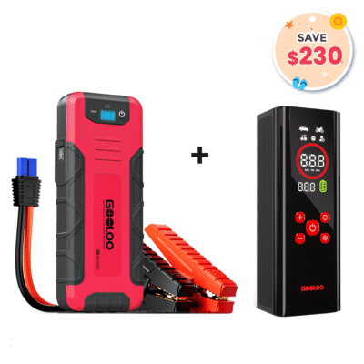 GOOLOO GE4500 Jump Starter with AP150 PRO Tire Inflator
