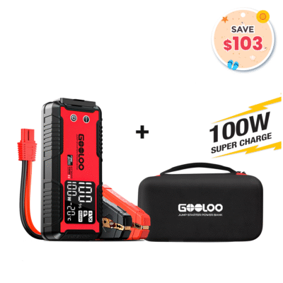 GOOLOO GT3000 Jump Starter with EVA Box