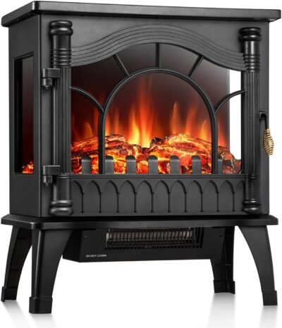 Electric Fireplace Heater, 20 Freestanding Fireplace S520222