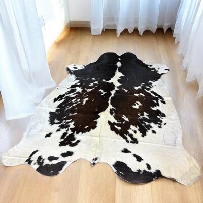 Cowhide Rug Unique, High Quality Speckled Cowhide Rug  185 cm x 223 cm / 72.8 inch x 87.7 inch