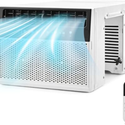 Window Air Conditioner 12,000 BTU, 6 in 1 U Shaped Window AC unit with Remote Control A5408W-12K