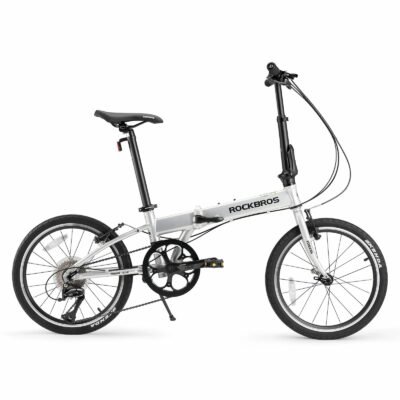 ROCKBROS 20 Folding Bicycle with Shimano 8-speed Aluminium Alloy Frame V Brake