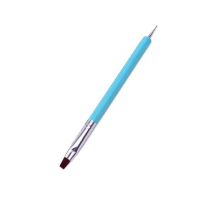 Double Head Nail Brush Dotting UV Gel Brush Blue