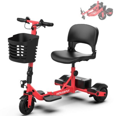 Hoverfly T3 3-wheel Foldable Mobility Scooter for Seniors (Limited Time Discount)