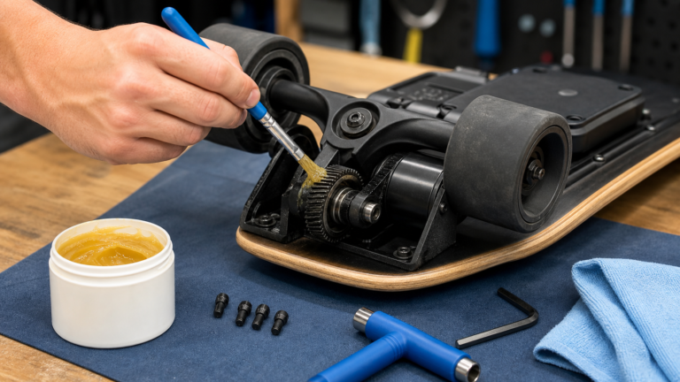 How to Grease a Geardrive Electric Skateboard Without Overdoing It