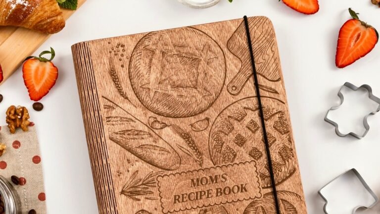 Enjoy The Wood Recipe Book Review: Wooden Cookbook Binder, Gift Ideas, and Coupon Check