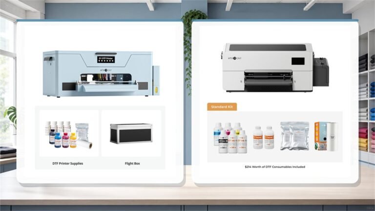HTVRONT DTF Printer Reviews: D1 vs D2, Setup, Software, and Common Problems